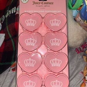 Juicy Couture Pink Heart Snacking Set